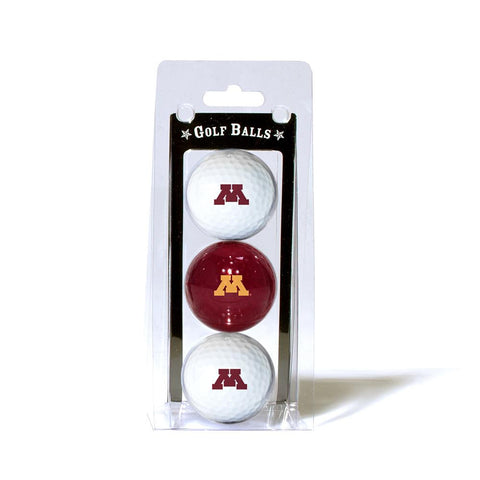 Minnesota Golden Gophers NCAA 3 Ball Pack