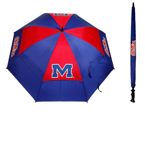 Mississippi Rebels NCAA 62 inch Double Canopy Umbrella