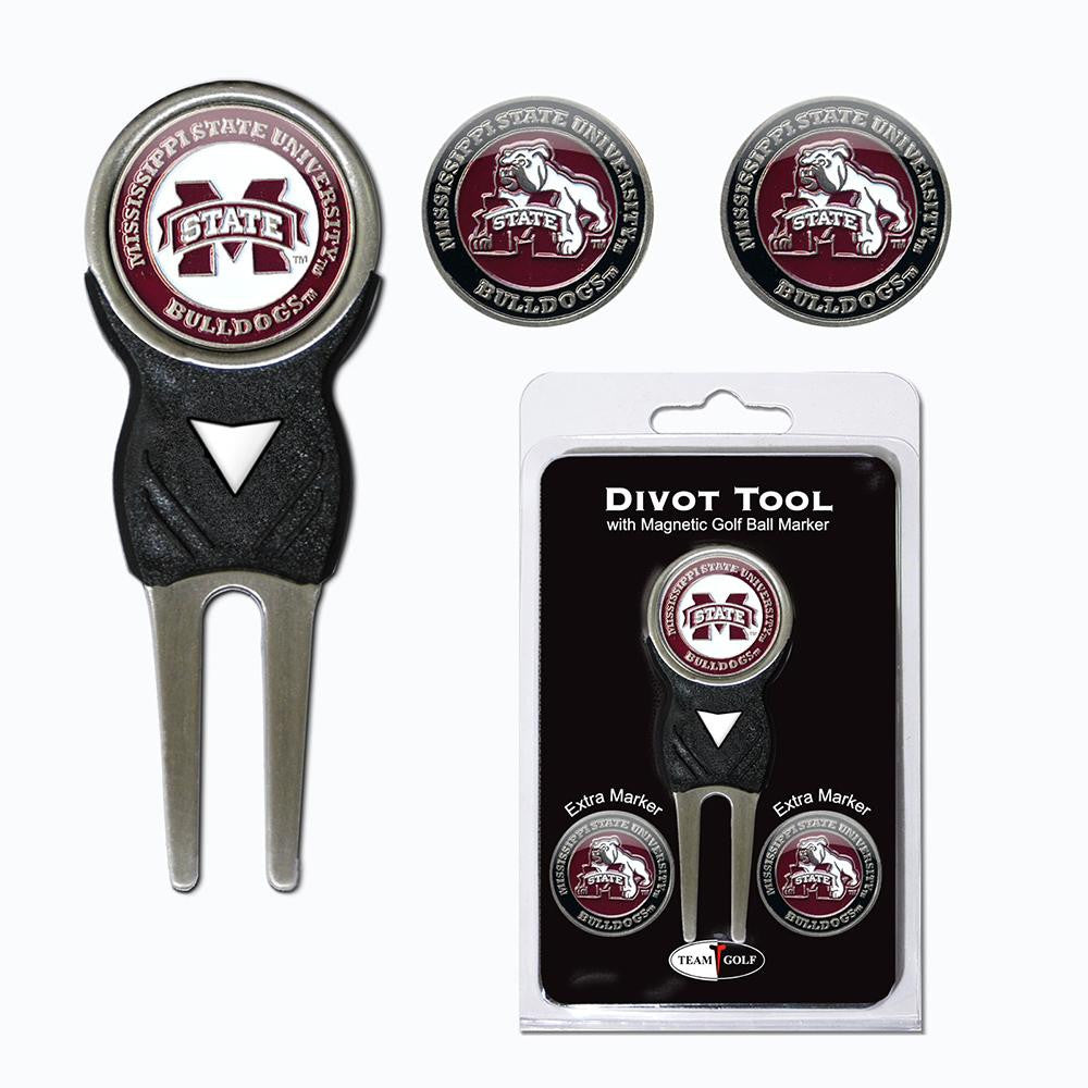 Mississippi State Bulldogs NCAA Divot Tool Pack w-Signature Tool