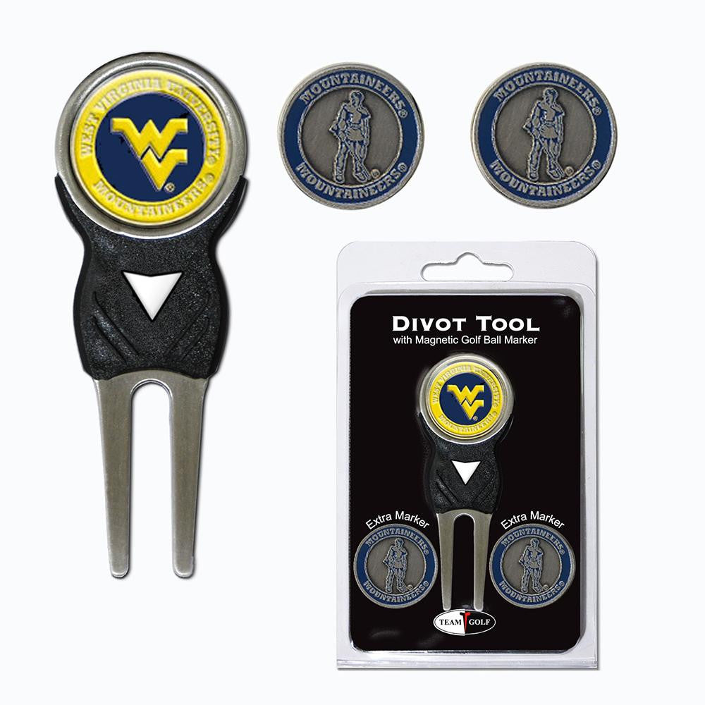 West Virginia Mountaineers NCAA Divot Tool Pack w-Signature Tool