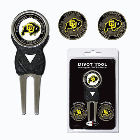 Colorado Golden Buffaloes NCAA Divot Tool Pack w-Signature Tool