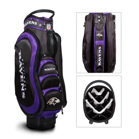 Baltimore Ravens NFL Cart Bag - 14 way Medalist