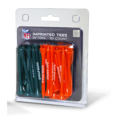 Miami Dolphins NFL 50 imprinted tee pack