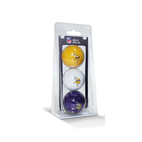 Minnesota Vikings NFL 3 Ball Pack