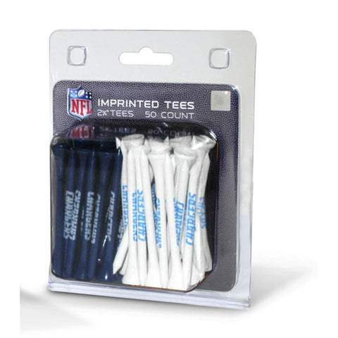 San Diego Chargers NFL 50 imprinted tee pack