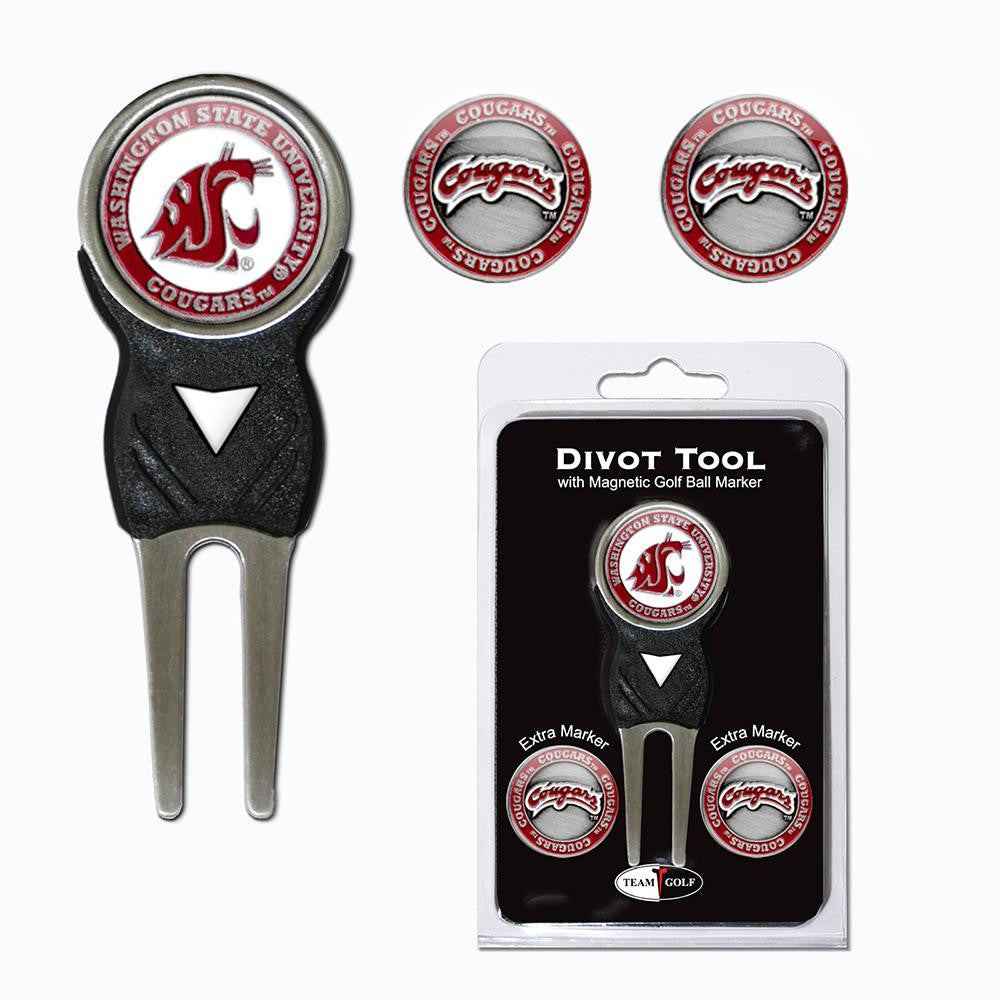 Washington State Cougars NCAA Divot Tool Pack w-Signature Tool