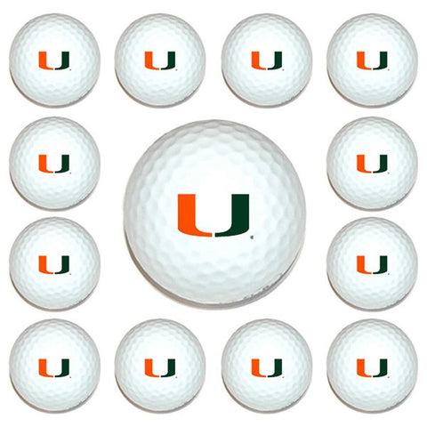 Miami Hurricanes NCAA Dozen Ball Pack