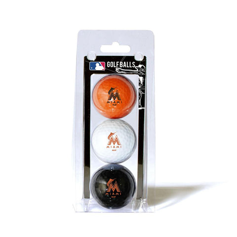 Miami Marlins MLB 3 Ball Pack