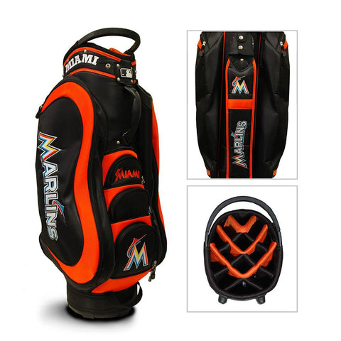 Miami Marlins MLB Cart Bag - 14 way Medalist