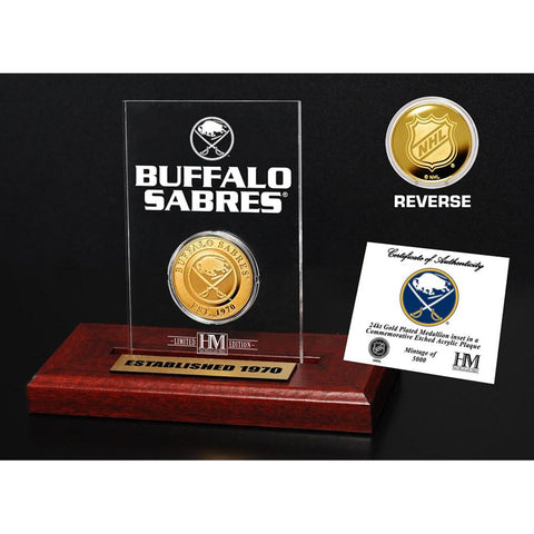 Buffalo Sabres Etched Acrylic Desktop