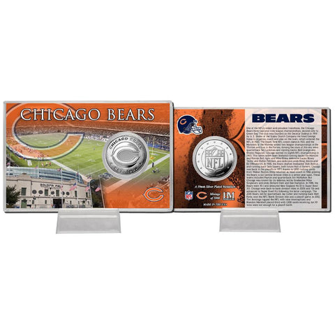 Chicago Bears Silver Coin Card