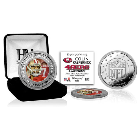 Colin Kaepernick Silver Color Coin