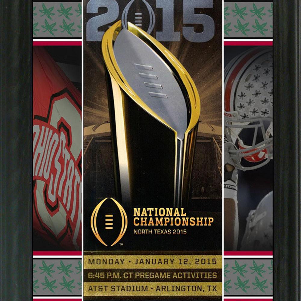 Ohio State 2014 Football National Champions Ticket Pano