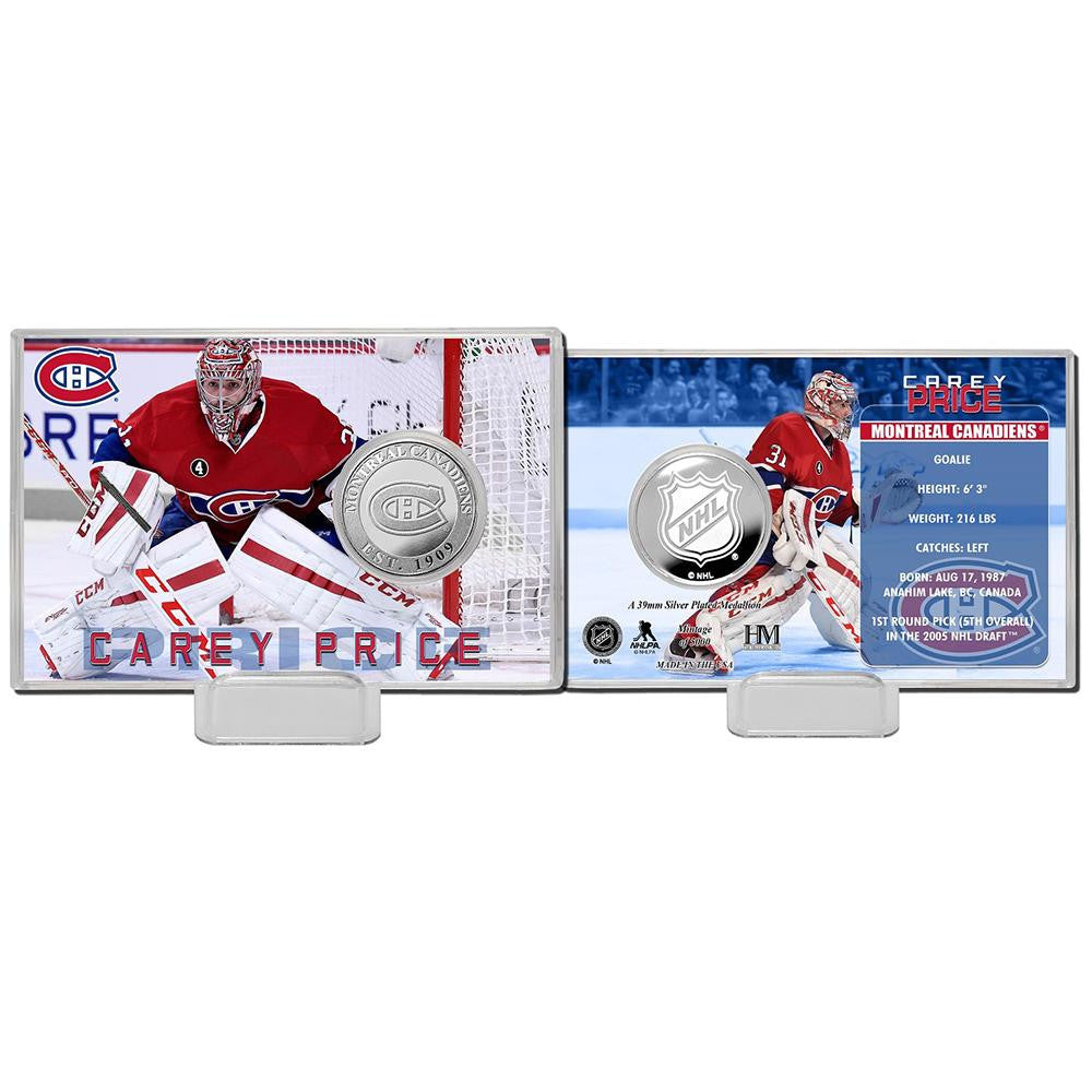 Carey Price Silver Coin Card