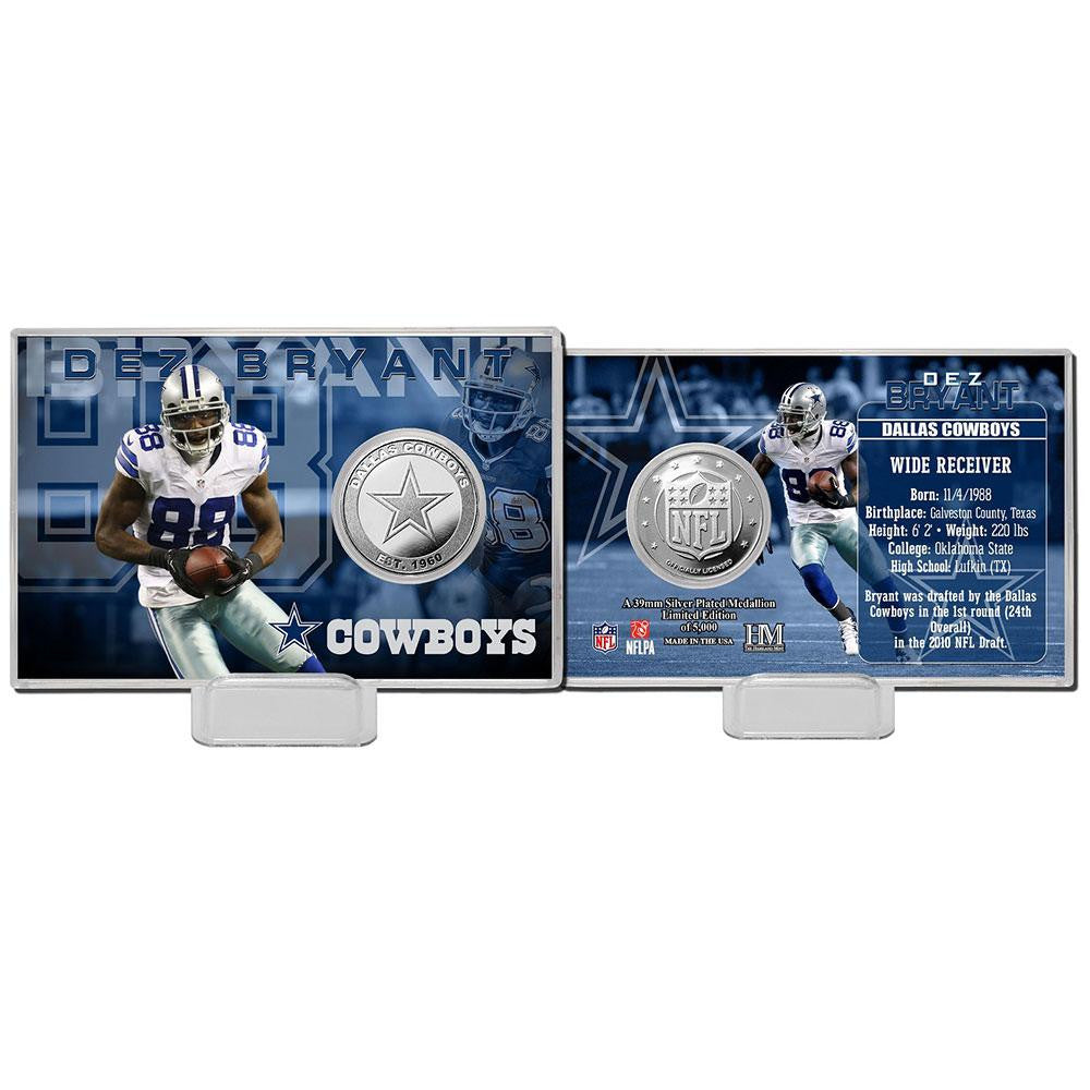 Dez Bryant Silver Coin Card