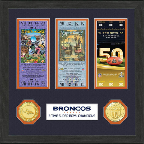 Denver Broncos Super Bowl Championship Photo Mint