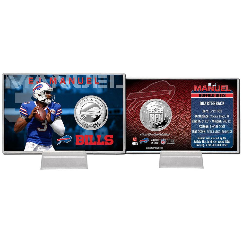 E.J. Manuel Silver Coin Card