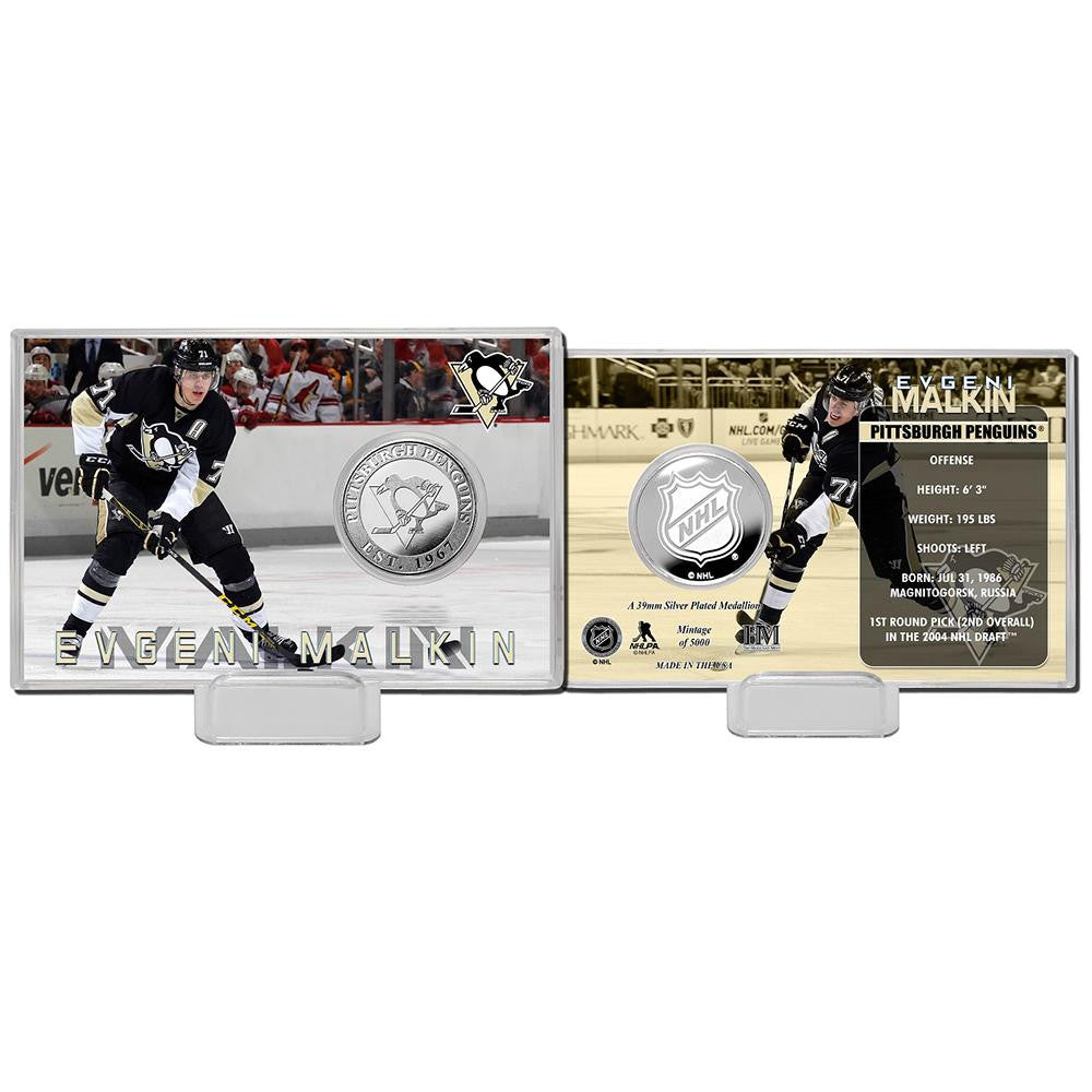 Evgeni Malkin Silver Coin Card