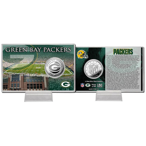 Green Bay Packers Silver Coin Card