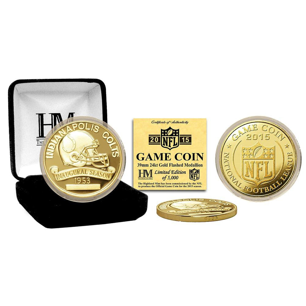 Indianapolis Colts 2015 Game Coin