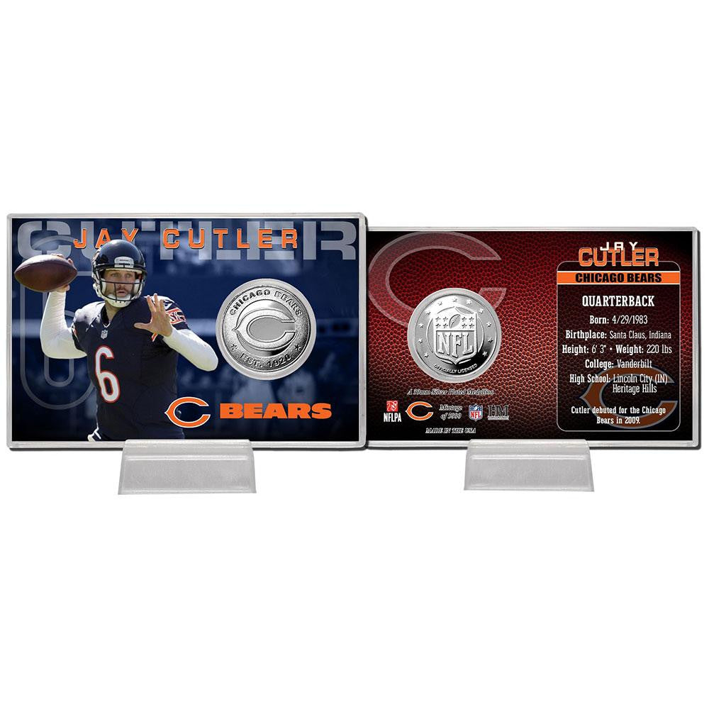 Jay Cutler Silver Coin Card