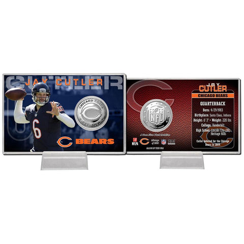 Jay Cutler Silver Coin Card