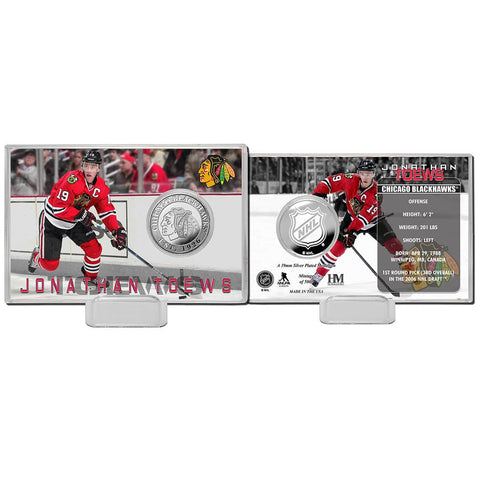 Jonathan Toews Silver Coin Card