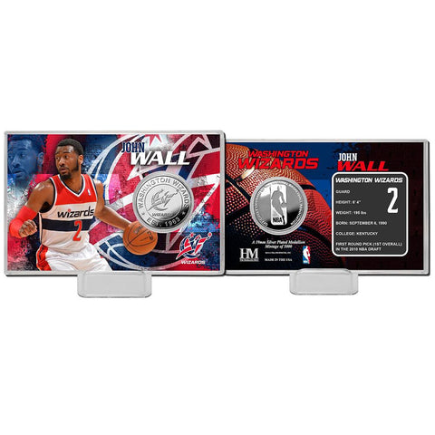 John Wall Silver Coin Card