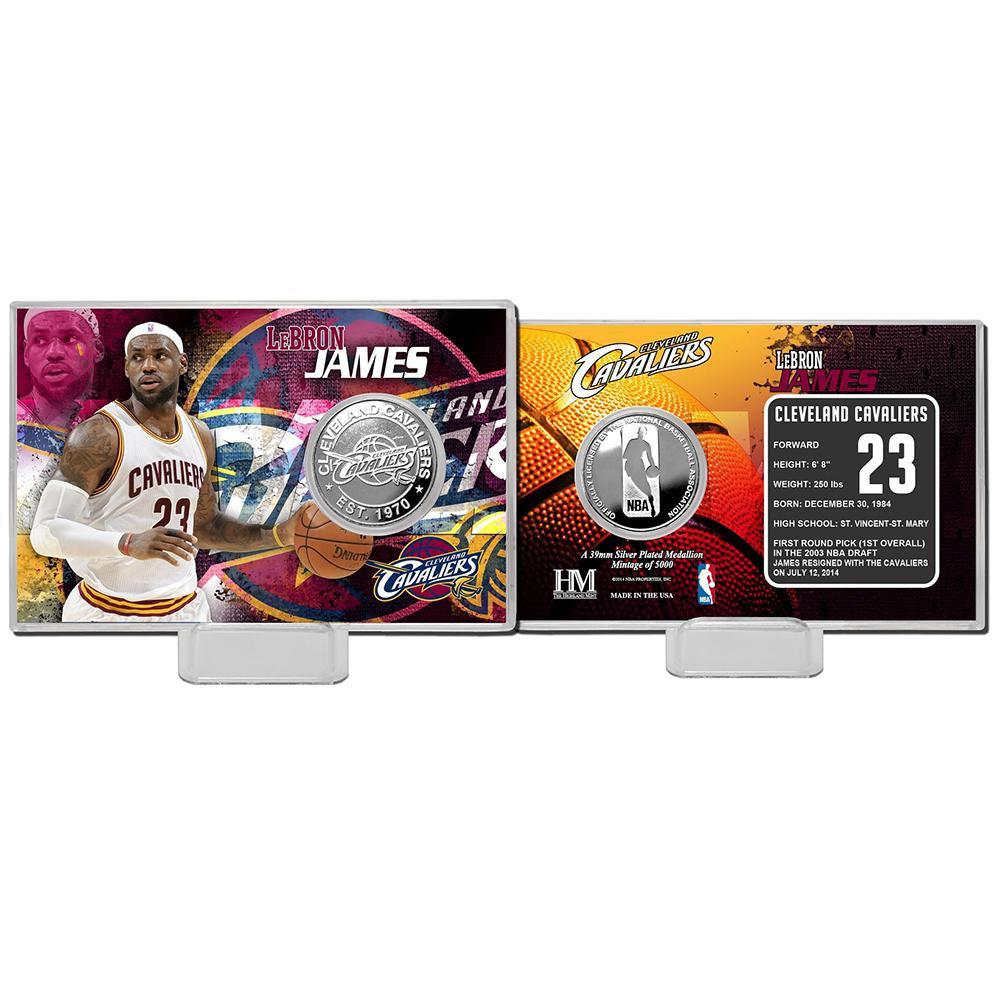 LeBron James Silver Coin Card