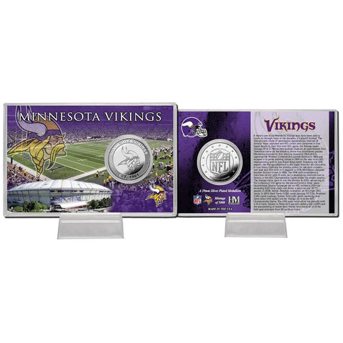 Minnesota Vikings Silver Coin Card