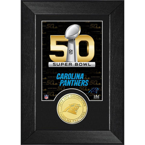 Carolina Panthers Super Bowl 50 Bronze Coin Mini Mint