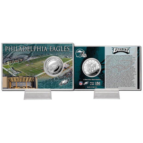 Philadelphia Eagles Silver Coin Card