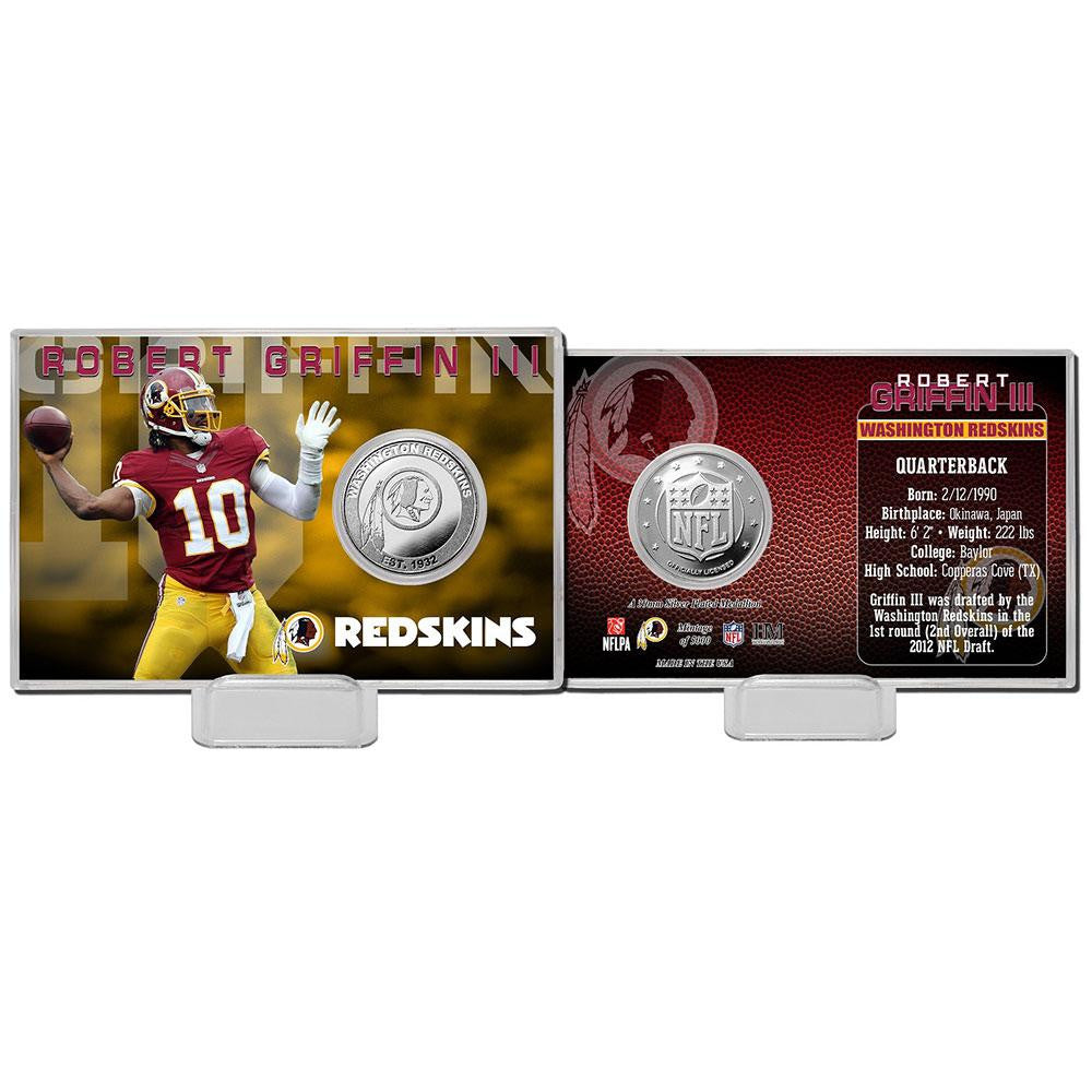 Robert Griffin III Silver Coin Card