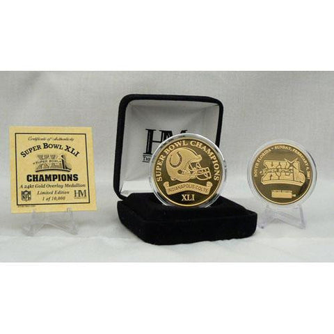 Super Bowl Xli 24Kt Gold Champions Coin