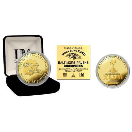 Super Bowl XLVII Champions Gold Coin