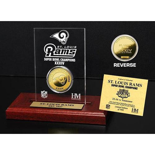 St. Louis Rams SB Champs Etched Acrylic