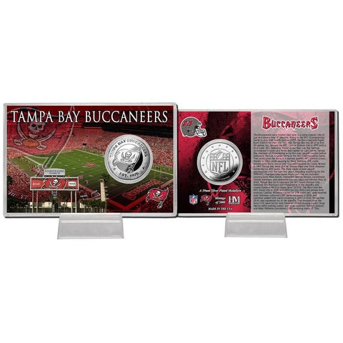 Tampa Bay Buccaneers Silver Coin Card