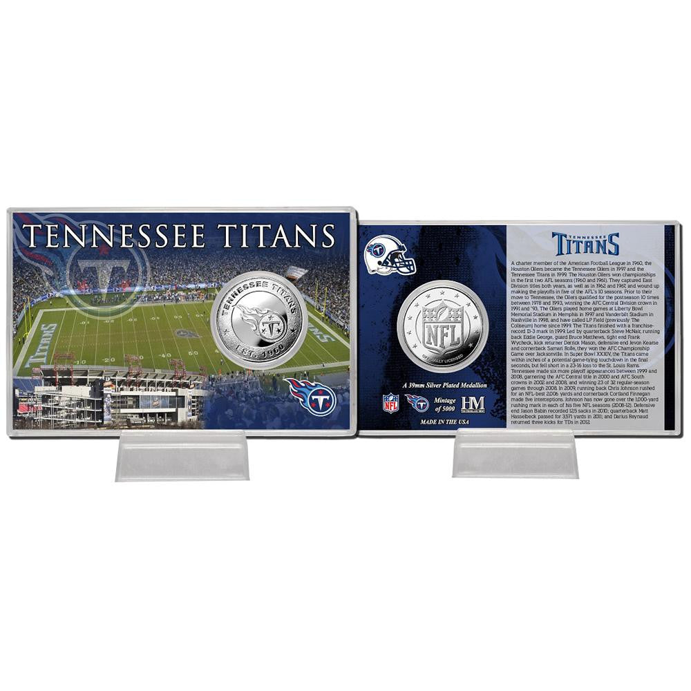 Tennessee Titans Silver Coin Card