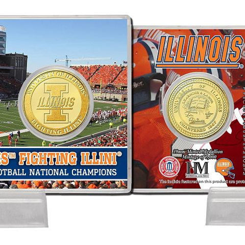 University of Illinois Bronze Coin Card