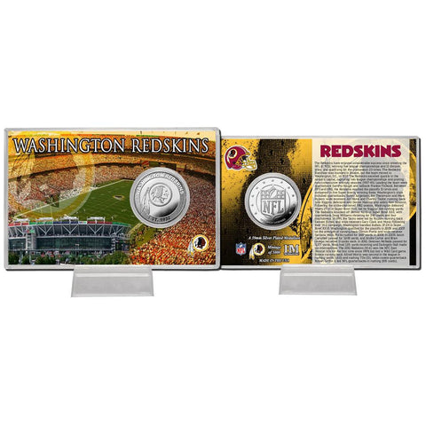 Washington Redskins Silver Coin Card