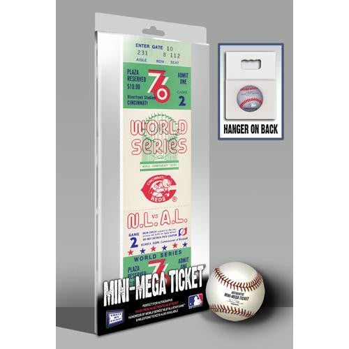 1976 World Series Mini-Mega Ticket - Cincinnati Reds