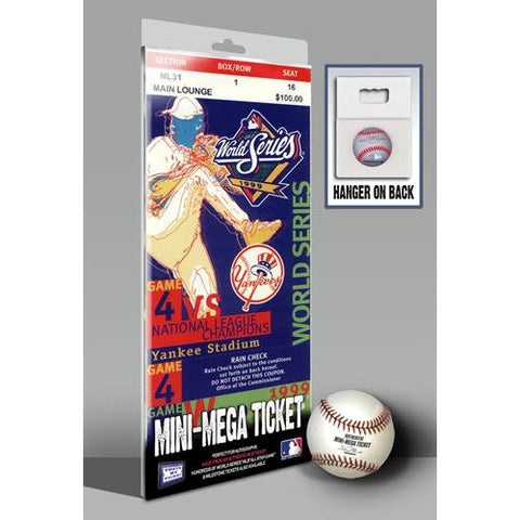 1999 World Series Mini-Mega Ticket - New York Yankees