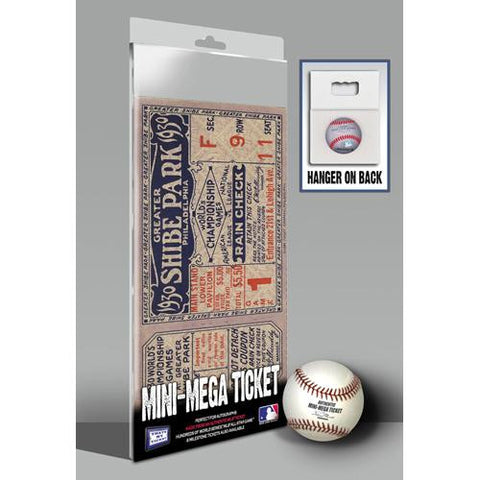 1930 World Series Mini-Mega Ticket - Oakland Athletics