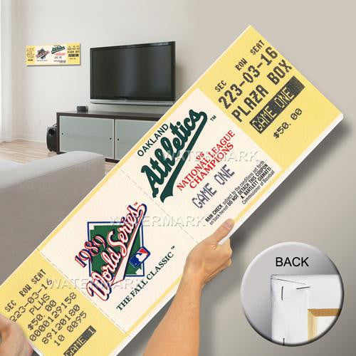 1989 World Series Mega Ticket - Oakland A's