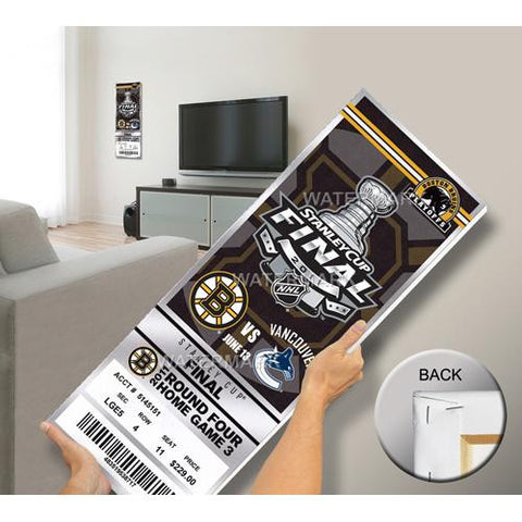 2011 NHL Stanley Cup Final Commemorative Mega Ticket - Boston Bruins