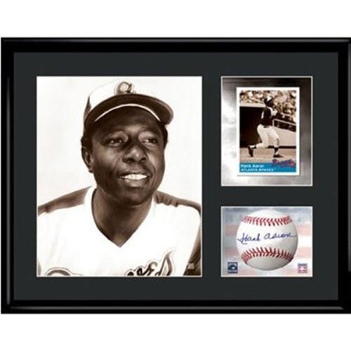 Atlanta Braves MLB Hank Aaron Toon Collectible With Facsimile Signature