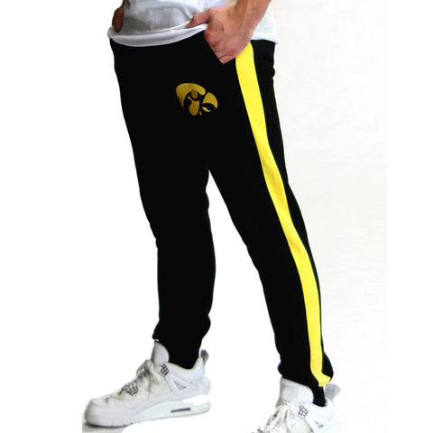 Iowa Hawkeyes NCAA Mens Jogger Pant (Black) (X-Small)