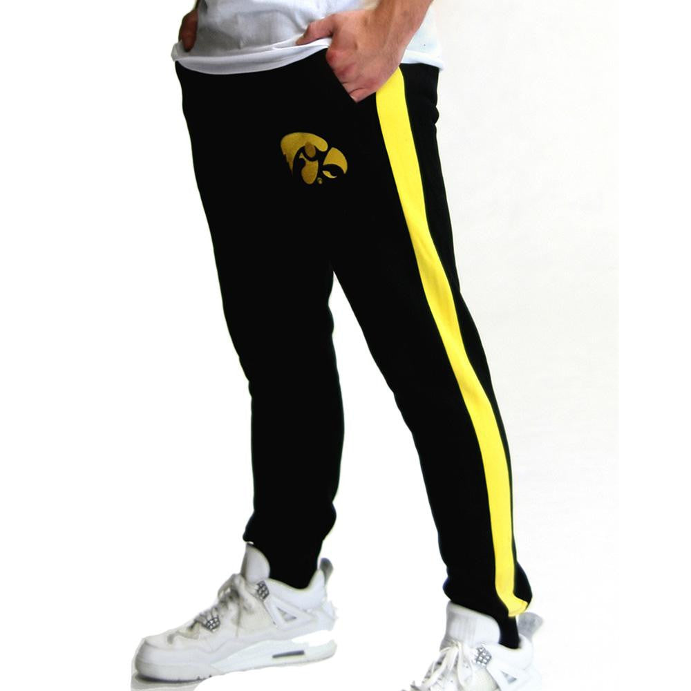 Iowa Hawkeyes NCAA Mens Jogger Pant (Black) (X-Large)