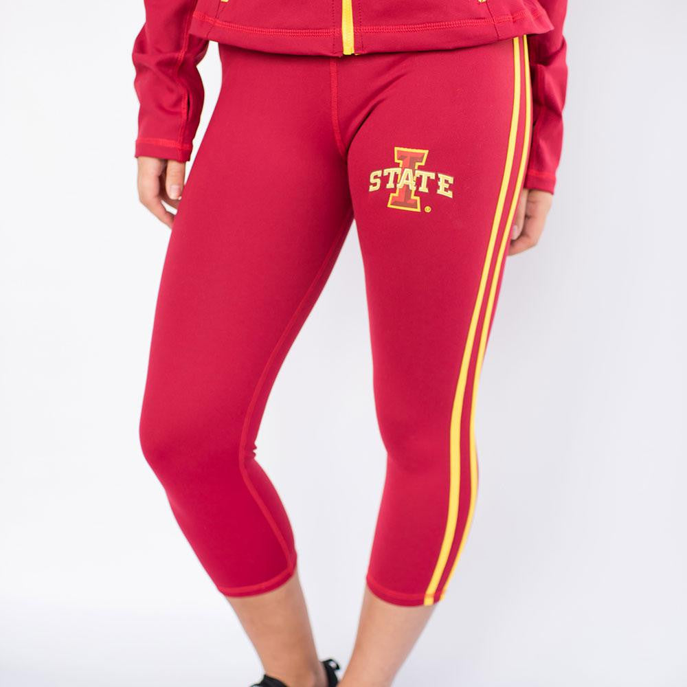 Iowa State Cyclones NCAA Womens Yoga Pant (Red) (Medium)