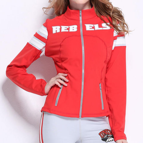 UNLV Runnin Rebels NCAA Womens Yoga Jacket (Red)